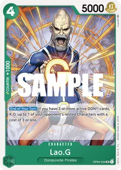 Lao.G OP04-034 — Kingdoms of Intrigue