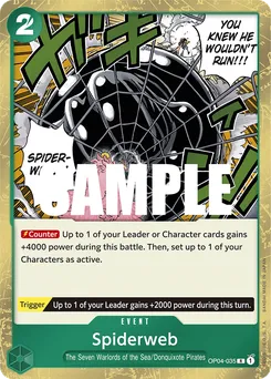 Spiderweb OP04-035 — Kingdoms of Intrigue