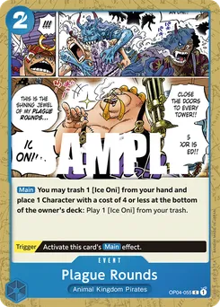 Plague Rounds OP04-055 — Kingdoms of Intrigue