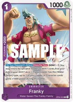 Franky OP04-063 — Kingdoms of Intrigue