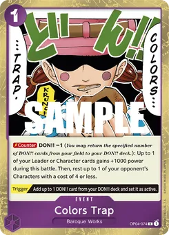 Colors Trap OP04-074 — Kingdoms of Intrigue