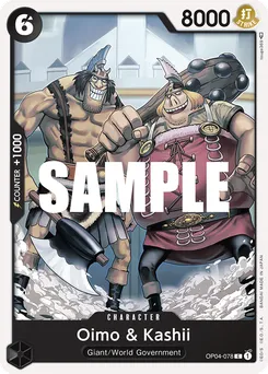 Oimo & Kashii OP04-078 — Kingdoms of Intrigue