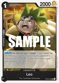 Leo OP04-091 — Kingdoms of Intrigue