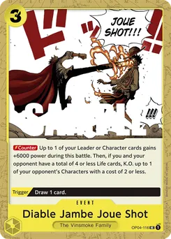 Diable Jambe Joue Shot OP04-116 — Kingdoms of Intrigue