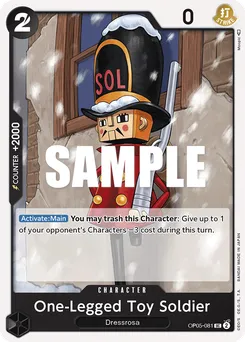 One-Legged Toy Soldier OP05-081 — Awakening of the New Era