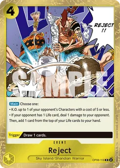 Reject OP06-116 — Wings of the Captain