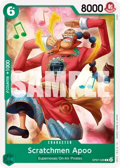 Scratchmen Apoo OP07-028 — 500 Years into the Future