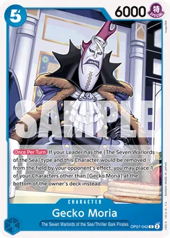 Gecko Moria OP07-042 — 500 Years into the Future