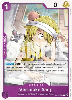 Vinsmoke Sanji OP07-061 — 500 Years into the Future