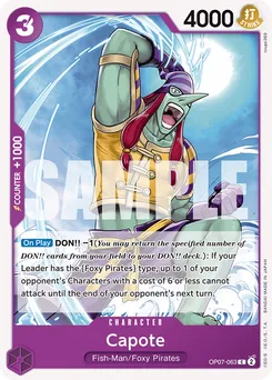 Capote OP07-063 — 500 Years into the Future