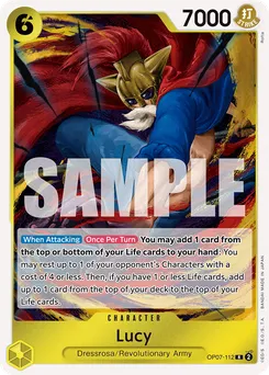 Lucy OP07-112 — 500 Years into the Future