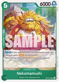 Nekomamushi OP08-028 — Two Legends