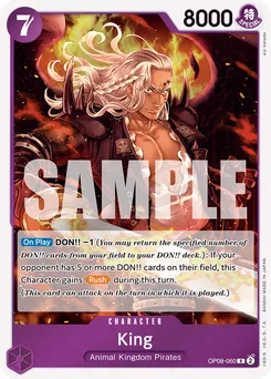 King OP08-060 — Two Legends