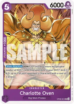 Charlotte Oven OP08-061 — Two Legends