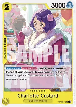 Charlotte Custard OP08-103 — Two Legends