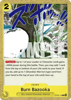 Burn Bazooka OP08-116 — Two Legends