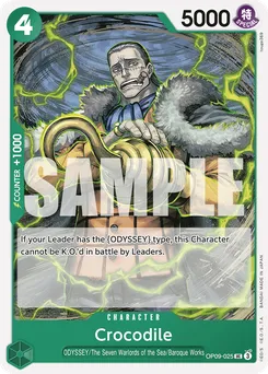 Crocodile OP09-025 — Emperors in the New World