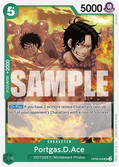 Portgas D. Ace OP09-035 — Emperors in the New World