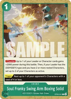 Soul Franky Swing Arm Boxing Solid OP09-041 — Emperors in the New World
