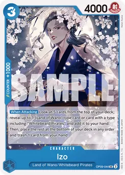 Izo OP09-044 — Emperors in the New World