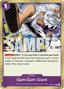 Gum-Gum Giant OP09-078 — Emperors in the New World