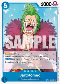 Bartolomeo OP10-052 — Royal Blood