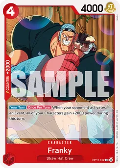 Franky OP11-012 — A Fist of Divine Speed