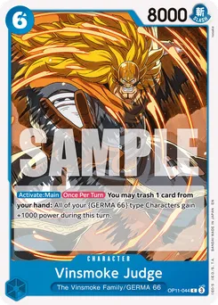 Vinsmoke Judge OP11-044 — A Fist of Divine Speed