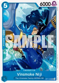 Vinsmoke Niji OP11-045 — A Fist of Divine Speed