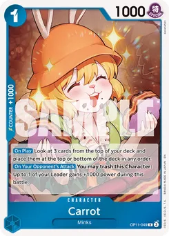 Carrot OP11-049 — Carrying on his Will