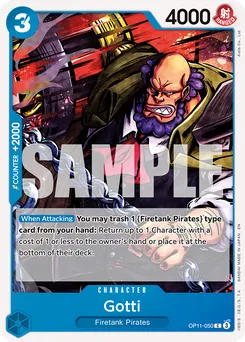 Gotti OP11-050 — A Fist of Divine Speed