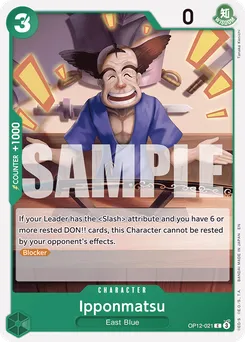 Ipponmatsu OP12-021 — Legacy of the Master