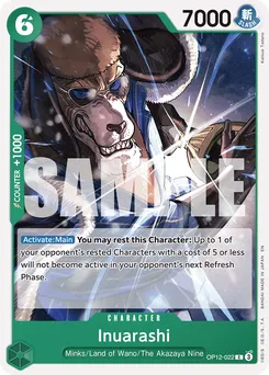 Inuarashi OP12-022 — Legacy of the Master
