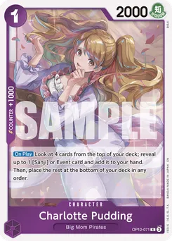 Charlotte Pudding OP12-071 — Legacy of the Master