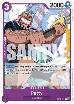 Patty OP12-074 — Legacy of the Master