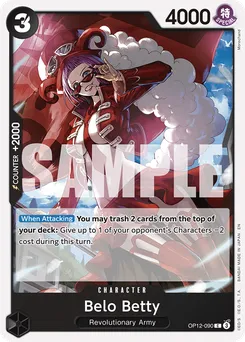 Belo Betty OP12-090 — Legacy of the Master