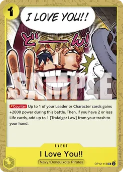 I Love You!! OP12-115 — Legacy of the Master