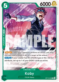 Koby OP13-025 — Carrying on his Will