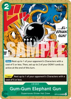 Gum-Gum Elephant Gun OP13-038 — Carrying on his Will