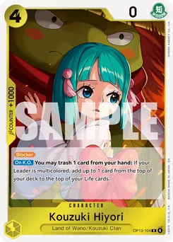 Hiyori Kozuki OP13-104 — Carrying on his Will