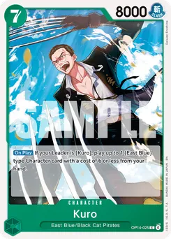 Kuro OP14-025 — The Azure Sea's Seven