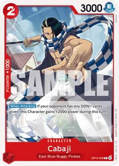 Cabaji OP15-005 — Adventure on Kami's Island