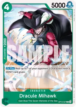 Dracule Mihawk OP15-027 — Adventure on Kami's Island