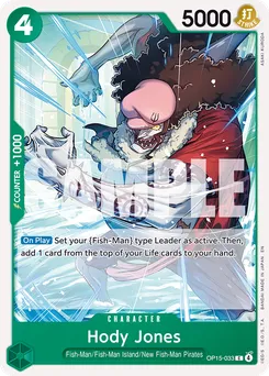 Hody Jones OP15-033 — Adventure on Kami's Island