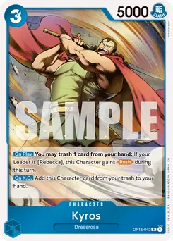 Kyros OP15-042 — Adventure on Kami's Island