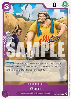 Goro OP15-065 — Adventure on Kami's Island