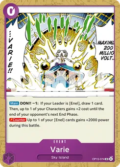 Vally OP15-074 — Adventure on Kami's Island