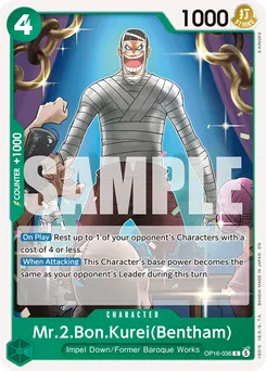 Mr 2 Bonclay(Bentham) OP16-036 — The Time of Battle