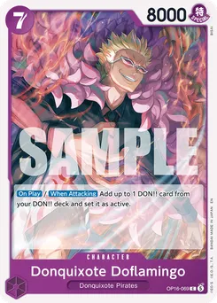 Don Quijote Doflamingo OP16-069 — The Time of Battle