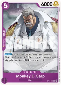 Monkey.D.Garp OP16-075 — The Time of Battle